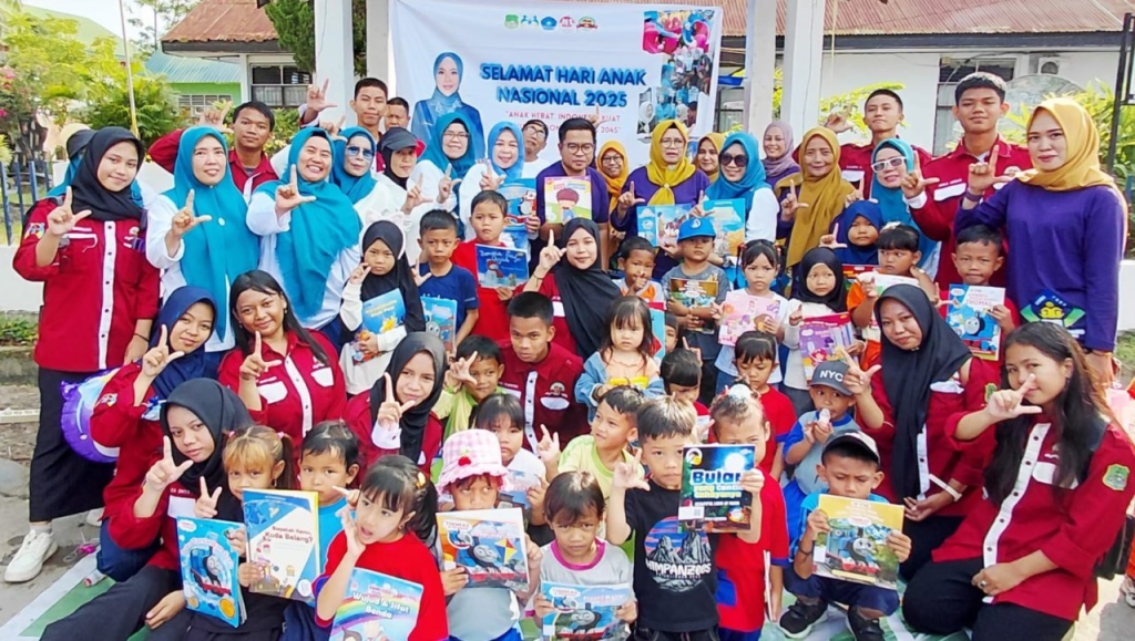 Peringati HAN TP PKK Sidrap Gelar Melati Ajak Anak Cinta Membaca