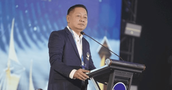 Ketua Panitia Rakernas NasDem sekaligus Ketua DPW NasDem Sulsel, Rusdi Masse.