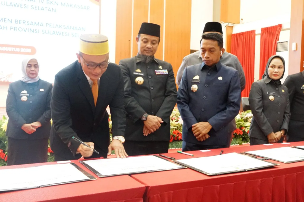 Bupati Sidrap dan BKN Teken Komitmen Bersama Akselerasi Manajemen Talenta