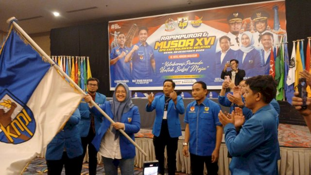 Vonny Ameliani Suardi Resmi Menakhodai KNPI Sulawesi&nbsp;Selatan