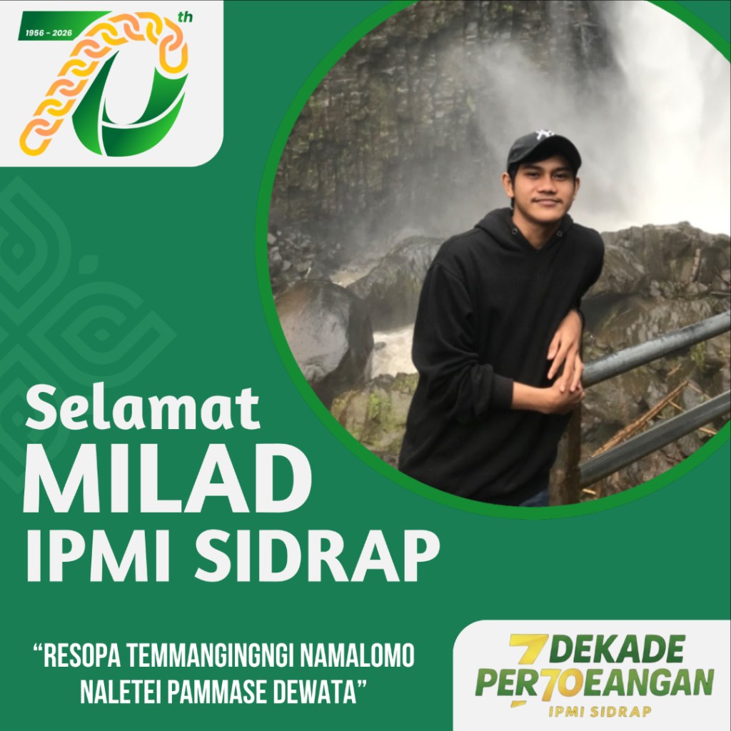 7 Dekade Perjoeangan IPMI SIDRAP: Menjaga Api Pengabdian dari Generasi ke&nbsp;Generasi