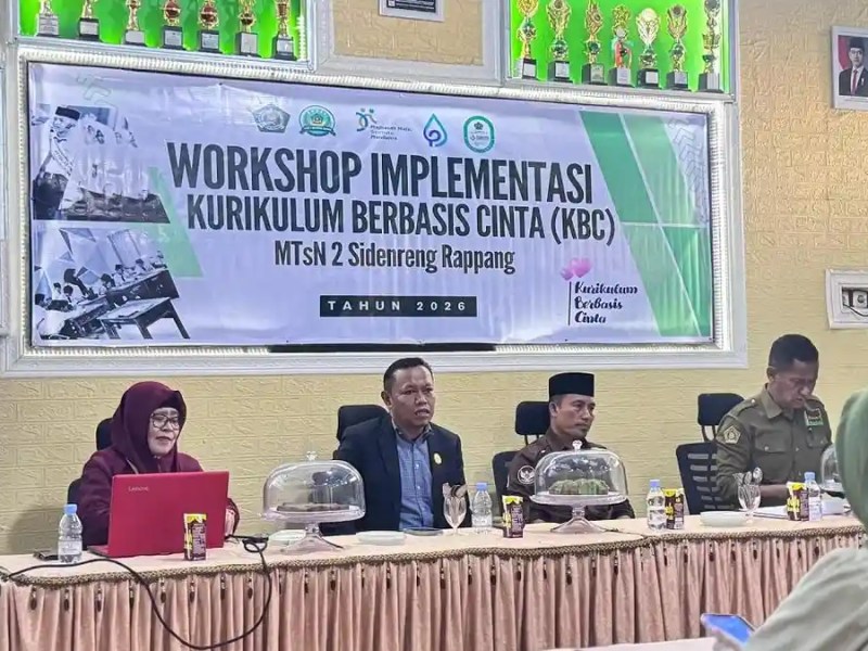 MTsN 2 Sidrap Gelar Workshop Kurikulum Berbasis Cinta, Dorong Pendidikan&nbsp;Humanis